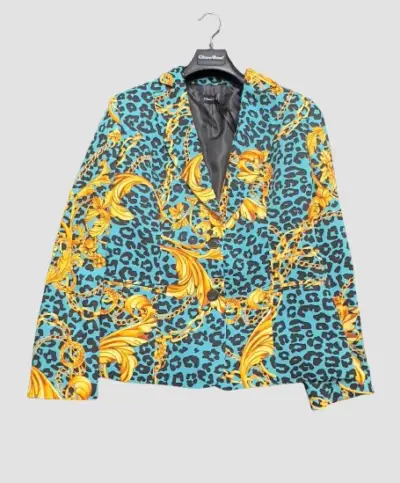 Blazer mit Leopardenmuster